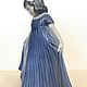 Order Figurine Girl in blue Royal Copenhagen, Denmark. Lesica. Livemaster. . Vintage statuettes Фото №3
