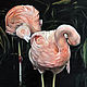 Order Oil painting Family Flamingo 100х130 cm. Ivlieva Irina Art. Livemaster. . Pictures Фото №3