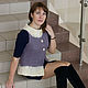Felted vest 'is My Favorite..'. Vests. Julia Vilkova. Online shopping on My Livemaster.  Фото №2