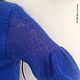 Jersey de mujer Magnolia, acuarela de lana, lana Merino y mohair. Jumpers. SIBERIA COOL (knitting & painting) (Siberia-Cool). Ярмарка Мастеров.  Фото №6