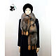 Luxurious boa scarf made of silver Fox fur ' Crystal'. Boa. Mishan (mishan). My Livemaster. Фото №4