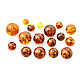 Ball-amber12 mm-Cognac color-Drilled - Real. Beads1. Amber boutique Erika. Online shopping on My Livemaster.  Фото №2