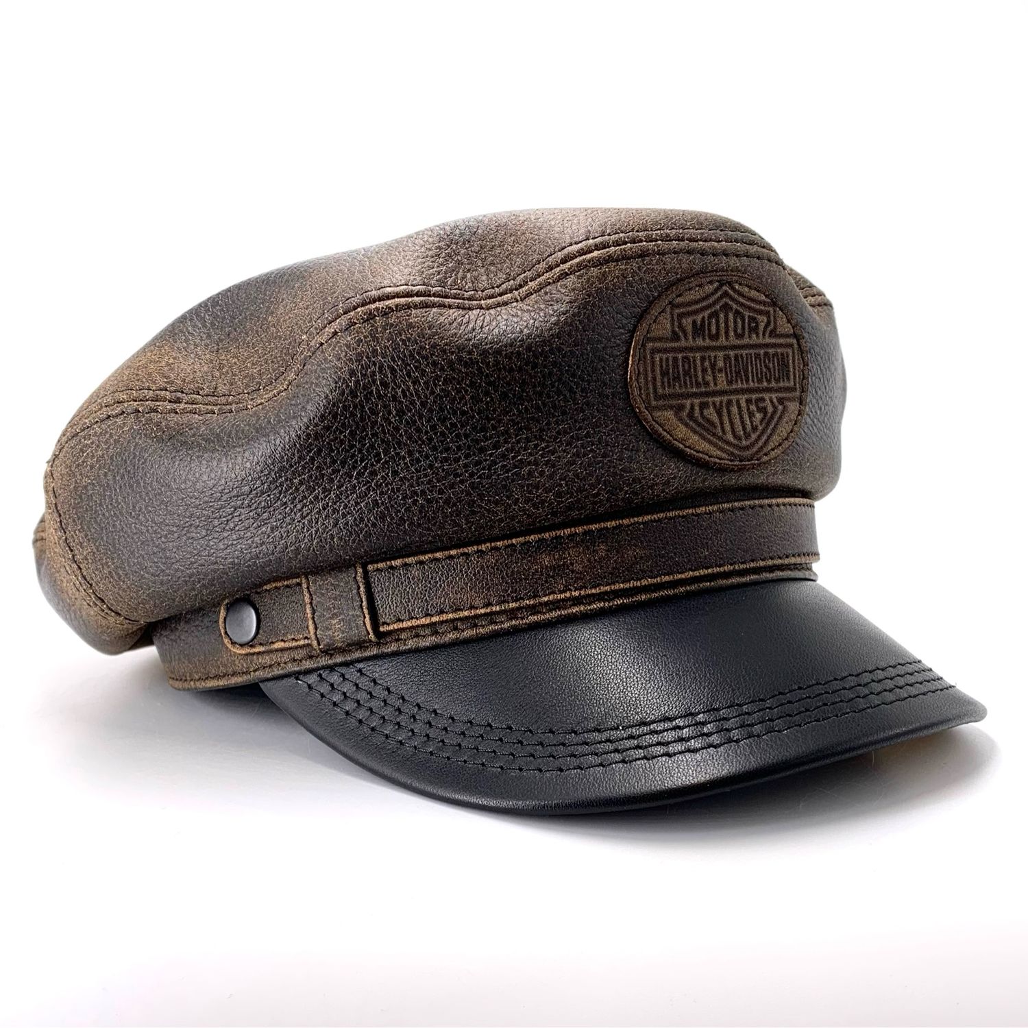 Кепка Капитанка 009 из натуральной кожи купить в интернет-магазине ...