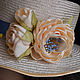 Boater 'Tea roses'. Hats1. Novozhilova Hats. My Livemaster. Фото №6