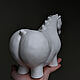 Ceramic horse. white. Sculpture. Surglinok. My Livemaster. Фото №5