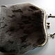 Handbag made from fur and leather on the clasp. Clasp Bag. Irena (ReSoleil). My Livemaster. Фото №4