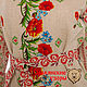 Cotton blouse in folk style ' Poppy'. Blouses. Slavyanskie uzory. My Livemaster. Фото №4