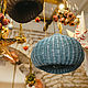 Wicker ceiling lampshade turquoise brown. Lampshades. lmillame. My Livemaster. Фото №5