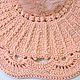  round rug with fur knitted from Marshmallow cord. Carpets. knitted handmade rugs (kovrik-makrame). My Livemaster. Фото №4