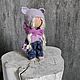 tikvarovska: Interior textile doll handmade. Round Head Doll. LovelyDecorDemiLu. My Livemaster. Фото №11