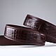 Genuine Crocodile Leather Belt IMA3112K. Straps. CrocShop. Online shopping on My Livemaster.  Фото №2