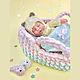 Crib-carrier for the doll 'Marshmallow'. Play sets. nattaartshop. Online shopping on My Livemaster.  Фото №2