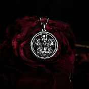 Украшения handmade. Livemaster - original item The Triune Goddess (Wicca) — a silver pendant on a silver chain. Handmade.