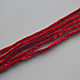 Chenille Japan, color red, 1 meter, Raffia, Moscow,  Фото №1