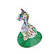 Brooch Cat. BROOCH with malachite and mother of pearl. Brooches. ARIEL - MOSAIC. My Livemaster. Фото №4