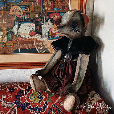 Куклы и игрушки ручной работы. Ярмарка Мастеров - ручная работа Мишка Antique. Handmade.