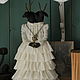 Order interior doll: A two-headed goat in a white dress. Irina Sayfiydinova (textileheart). Livemaster. . Interior doll Фото №3