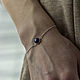 Bracelet 'Earth' silver, lapis lazuli. Chain bracelet. stepan-klimov. My Livemaster. Фото №4