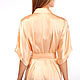 Bathrobe made of natural silk. Robes. Vorobei Moscow. Online shopping on My Livemaster.  Фото №2