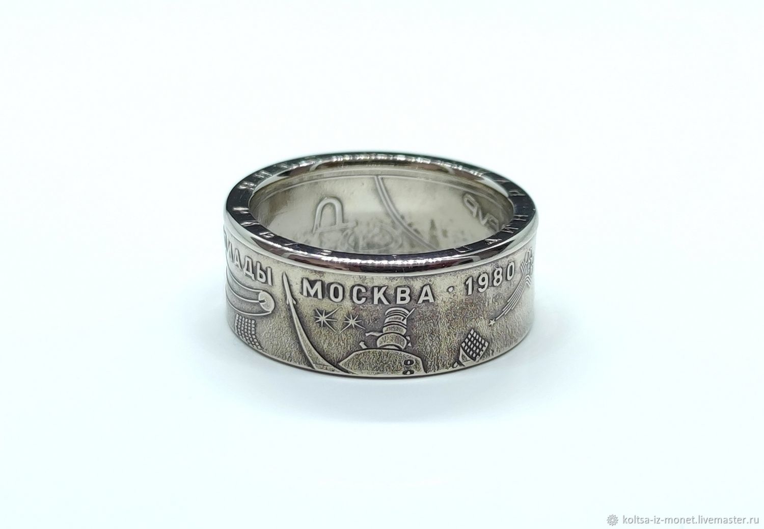Кольцо из монеты 10 рублей