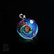 Pendant ball Dance of the planets. Cosmic Jewelry. Universe Space. Pendants. Olga Bukina Cosmic glass. Online shopping on My Livemaster.  Фото №2