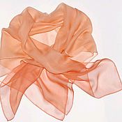 Аксессуары handmade. Livemaster - original item Handkerchief chiffon silk handkerchief batik gift to a woman. Handmade.
