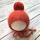 Beanie with pompom for newborn photo shoot, Photo Shoot Accessories, Moscow,  Фото №1