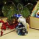 Christmas tree toy Christmas porcelain Christmas tree toy Stargazer magician, Christmas decorations, Moscow,  Фото №1