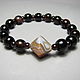 Bracelet garnet, sardonyx and agate ' Top'. Bead bracelet. Beautiful gifts for the good people (Alura-lights). My Livemaster. Фото №6
