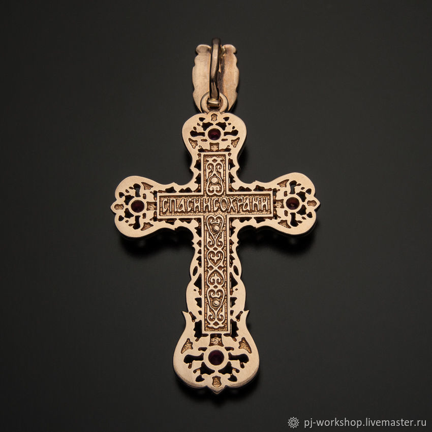 Золотой Нательный Крестик Мужской Православный Купить