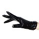 Size 7. Winter gloves made of genuine black leather with decor. Vintage gloves. Butichok from N.. My Livemaster. Фото №4