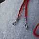 The cord for hanging. Gaitan. Silver. Pendants. kot-bayun. My Livemaster. Фото №5