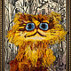 Гобелен Рыжий кот, авторский гобелен ручной работы, обемный. Гобелен. ЛиК Златоуст. Интернет-магазин Ярмарка Мастеров.  Фото №2