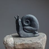 Ceramic vase. Snail