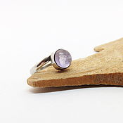 Украшения handmade. Livemaster - original item 16.5 R. Lavender Amethyst ring (la165). Handmade.