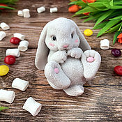 Косметика ручной работы handmade. Livemaster - original item Soap gift volumetric Rabbit Antoshka. Handmade.