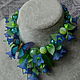 Set of jewelry 'Blue bells' (necklace and bracelet). Jewelry Sets. inspiration. Online shopping on My Livemaster.  Фото №2