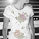 T shirt Westphalian flowers, T-shirts, Moscow,  Фото №1