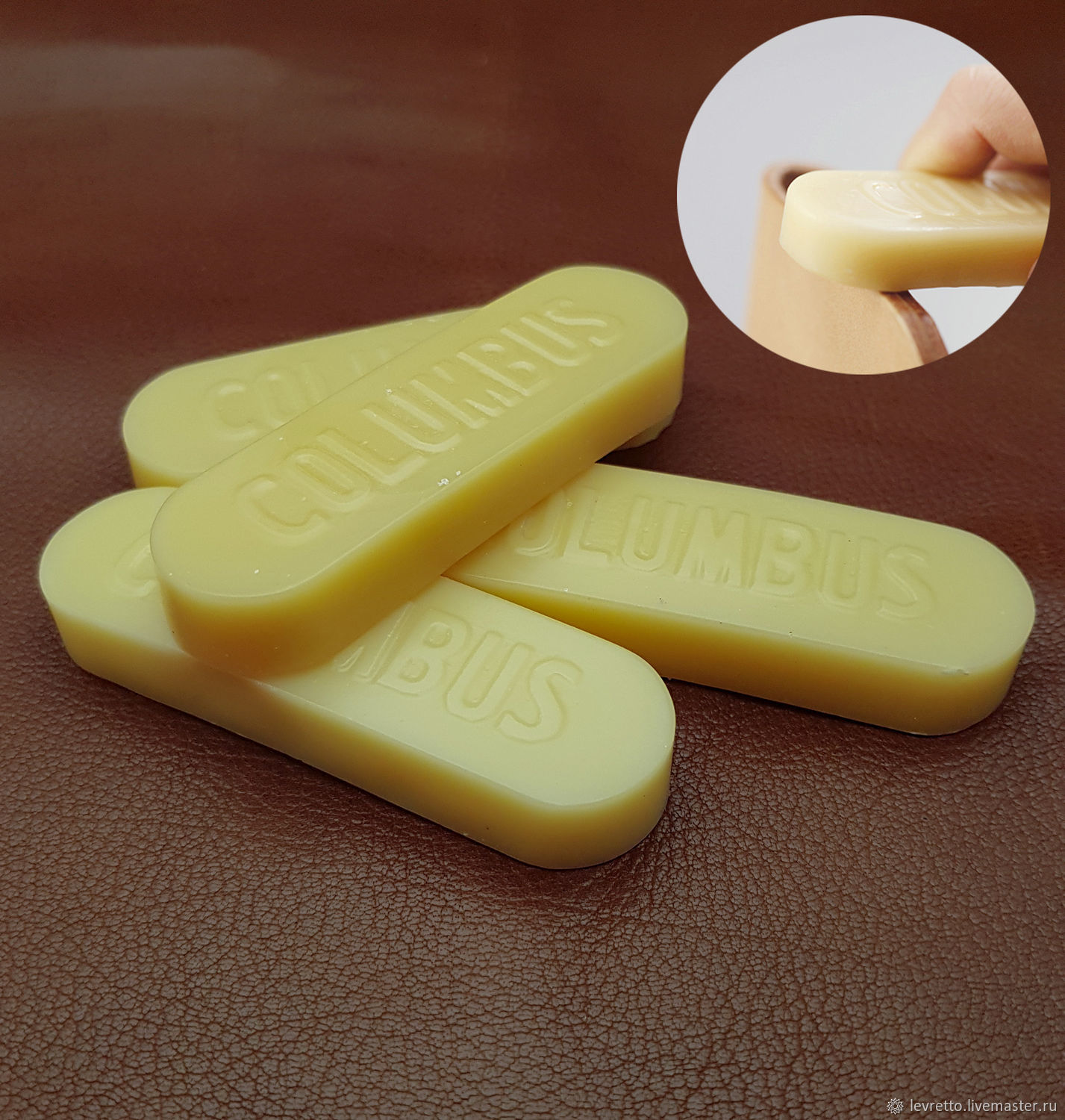 ЯПОНСКИЙ воск Columbus для обработки торцов кожи в интернет-магазине на ...