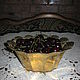 Винтаж: Антикварная вазочка конфетница фруктовница бронза Европа, Вазы винтажные, Таганрог,  Фото №1
