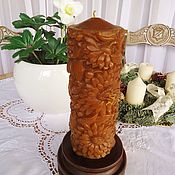 Винтаж handmade. Livemaster - original item Huge vintage handmade candle, natural wax.Germany.. Handmade.
