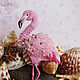 Розовый фламинго .Брошь, Брошь-булавка, Луганск,  Фото №1