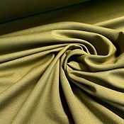 Материалы для творчества handmade. Livemaster - original item Fabric: Punto Milano knitwear light olive. Handmade.