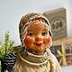 Новогодняя елочная игрушка Снегурочка под ёлку. Интерьерная кукла. Ирина Уханова Ватные куклы. Ярмарка Мастеров.  Фото №5