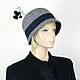 Elegant women's tweed hat 'Slouch'. Hats1. Mishan (mishan). Online shopping on My Livemaster.  Фото №2