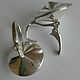Order Silver earrings with Swarovski crystals. Silverluxe. Livemaster. . Earrings Фото №3