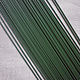 Стебли, 3 мм, длина 40 см, проволока, пластик, основа, цвет зеленый, Цветы искусственные, Барнаул,  Фото №1
