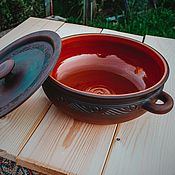Посуда handmade. Livemaster - original item Roasting pan (3L). Handmade.