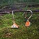 Tourist tent dangling earrings, Pendants, Tver,  Фото №1