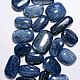 Кианит ( дистен) синий , серо- синий огалтованный. Непал. Кабошоны. Камни Мира. Интернет-магазин Ярмарка Мастеров.  Фото №2